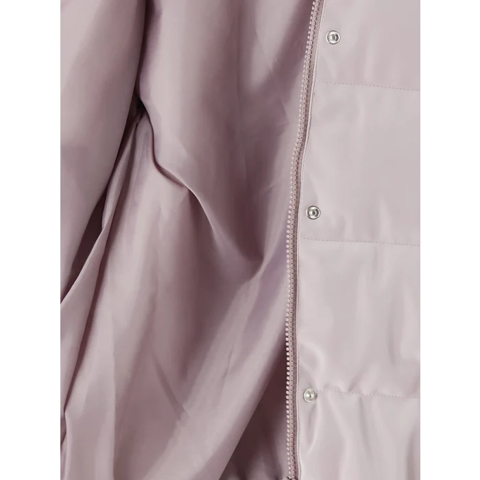 LCW Kids Pembe Kapüşonlu Kız Çocuk Şişme Mont