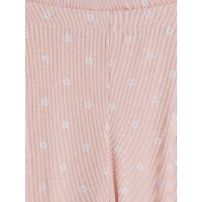 LCW Young Pembe V Yaka Çiçekli Kadın Pijama Takım