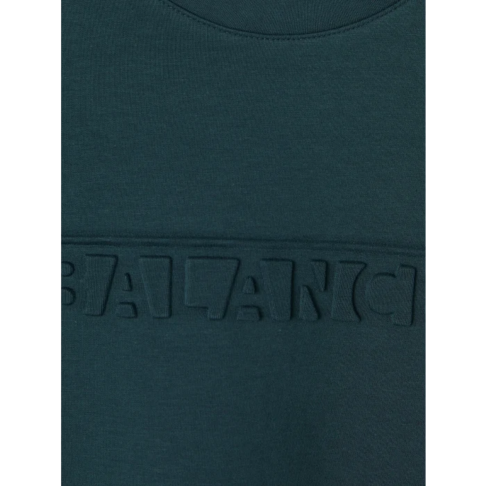 LCWAIKIKI Classic Petrol Bisiklet Yaka Kabartma Baskılı Erkek Sweatshirt