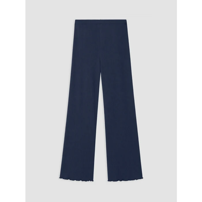 LCW Young Lacivert V Yaka Nakışlı Kadın Pijama Takım