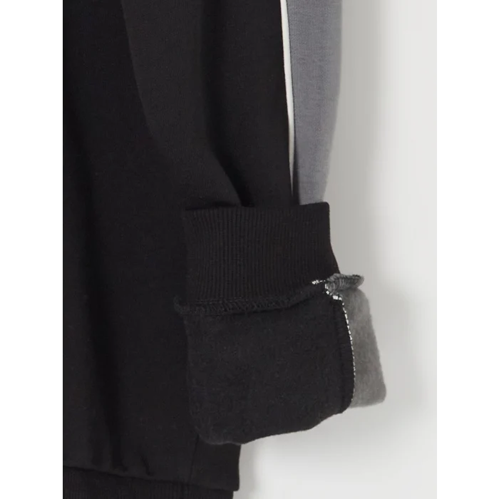 LCW Kids Siyah Playstation Lisanslı Erkek Çocuk Sweatshirt