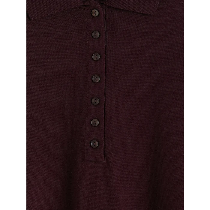 LCW EVERYDAY Bordo Polo Yaka Kadın Triko Kazak