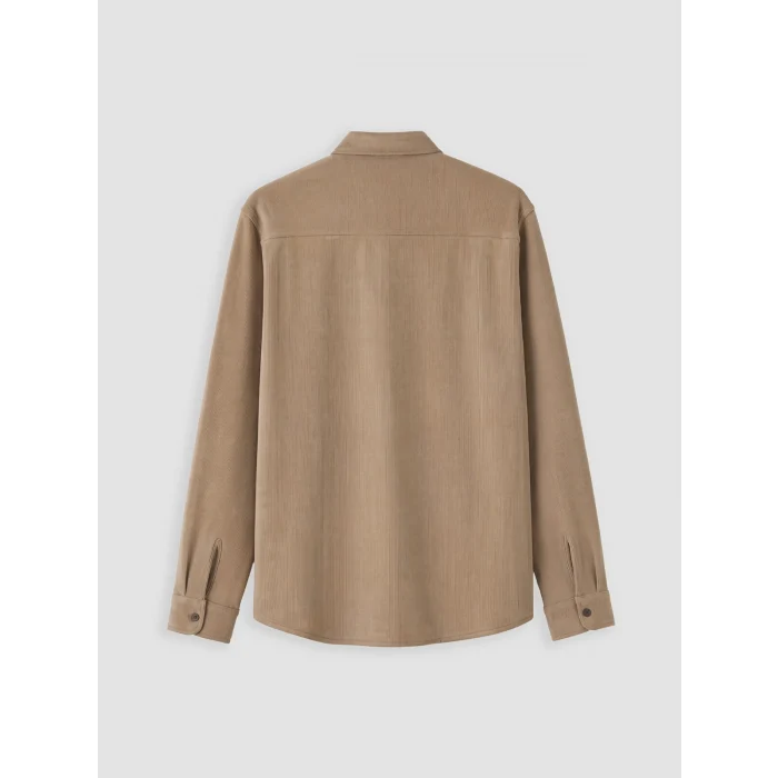LCW Vision Kahverengi Slim Fit Erkek Gömlek