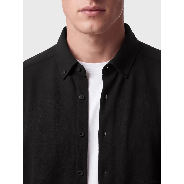 SOUTHBLUE Siyah Slim Fit Erkek Gömlek