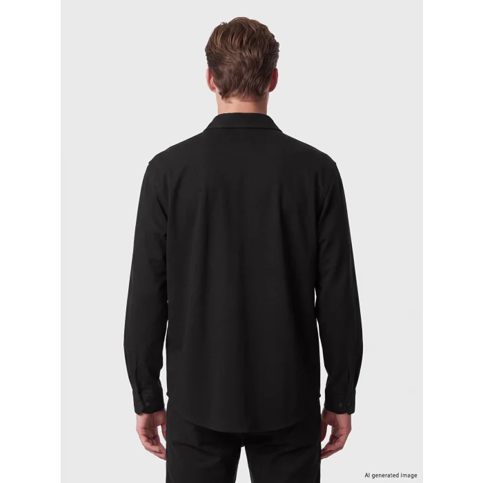 SOUTHBLUE Siyah Slim Fit Erkek Gömlek