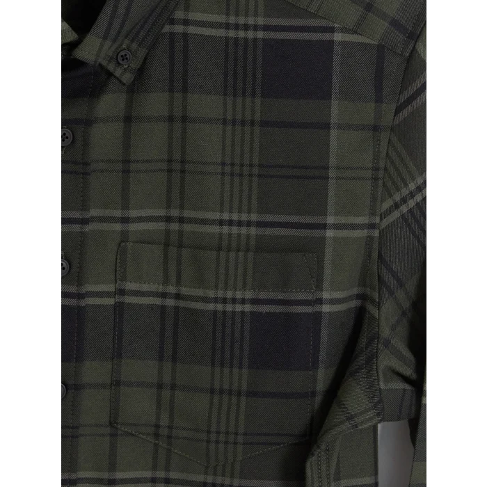 LCWAIKIKI Classic Haki Regular Fit Ekose Erkek Gömlek