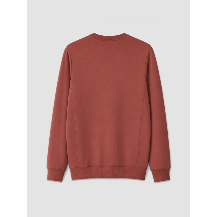 SOUTHBLUE Kahverengi Bisiklet Yaka Erkek Sweatshirt