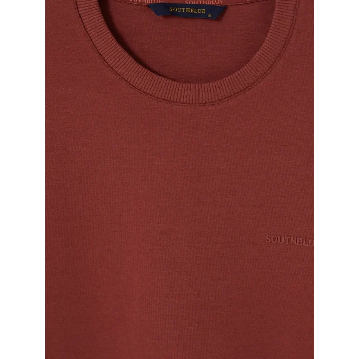SOUTHBLUE Kahverengi Bisiklet Yaka Erkek Sweatshirt
