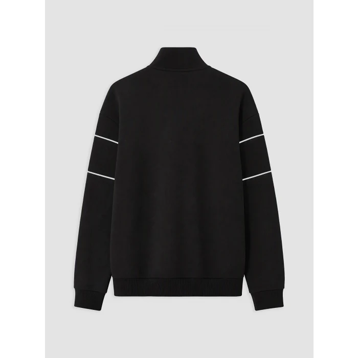 LCW Vision Siyah Dik Yaka Erkek Kalın Sweatshirt