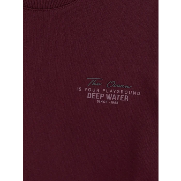 LCWAIKIKI Classic Gri Bisiklet Yaka Kalın Erkek Sweatshirt