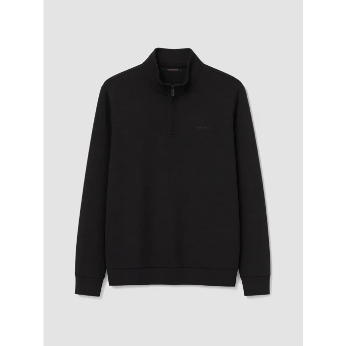 SOUTHBLUE Siyah  Dik Yaka Erkek Sweatshirt