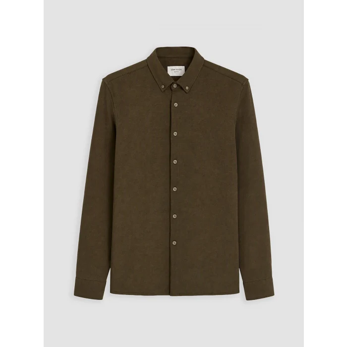 LCW Vision Haki Slim Fit Erkek Gömlek