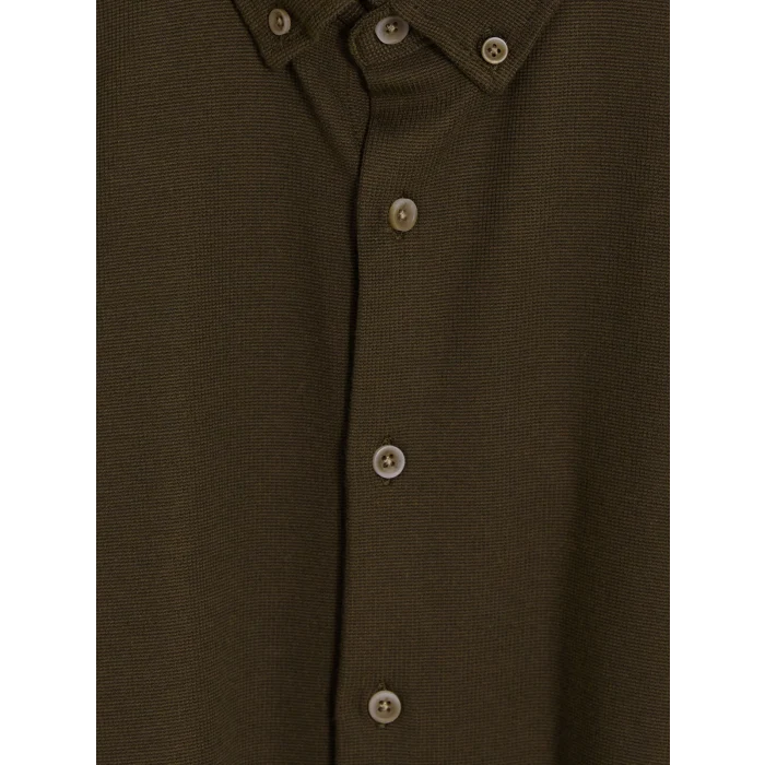 LCW Vision Haki Slim Fit Erkek Gömlek