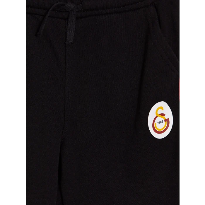 LCW Kids Siyah Galatasaray Erkek Çocuk Eşofman Altı