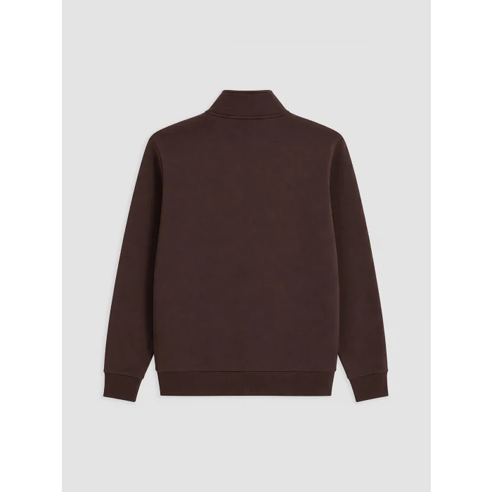 LCWAIKIKI Classic Kahverengi Dik Yaka Erkek Kalın Sweatshirt