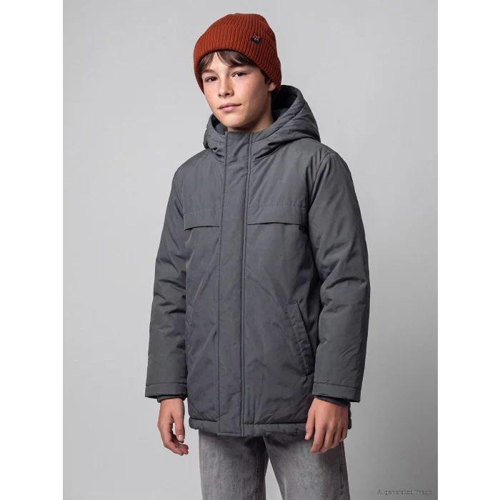 LCW Kids Yeşil Su İtici Erkek Çocuk Mont