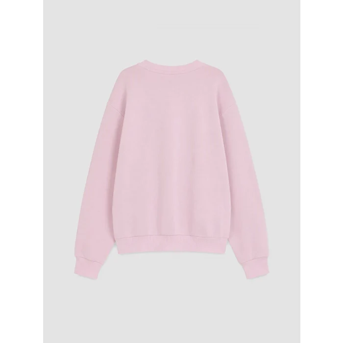 LCW Kids Pembe Baskılı Kız Çocuk Sweatshirt