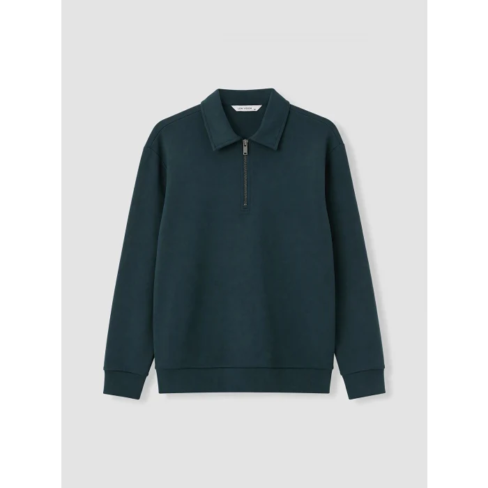 LCW Vision Petrol Polo Yaka Erkek Sweatshirt