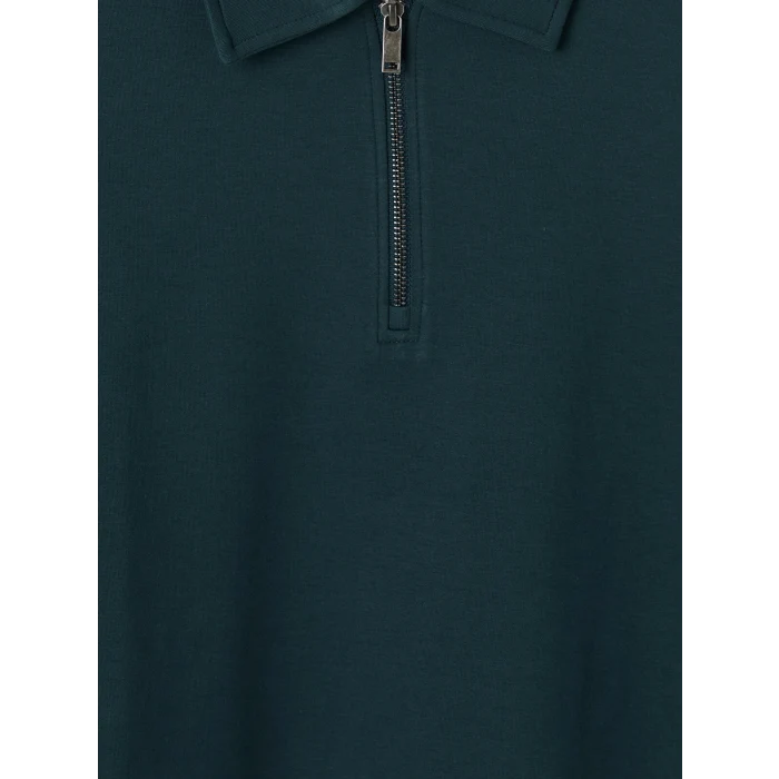 LCW Vision Petrol Polo Yaka Erkek Sweatshirt