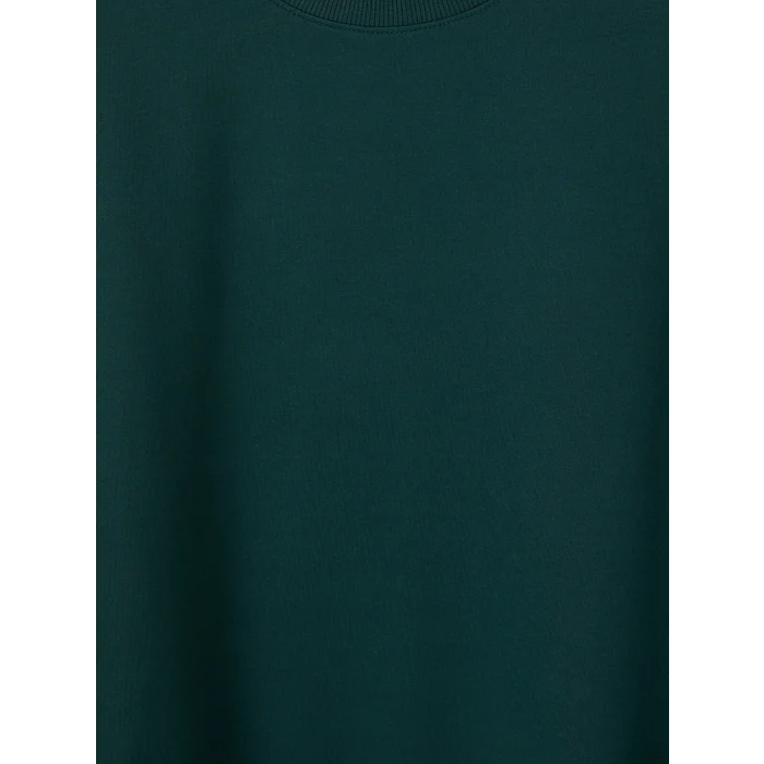XSIDE Yeşil Bisiklet Yaka Erkek Sweatshirt