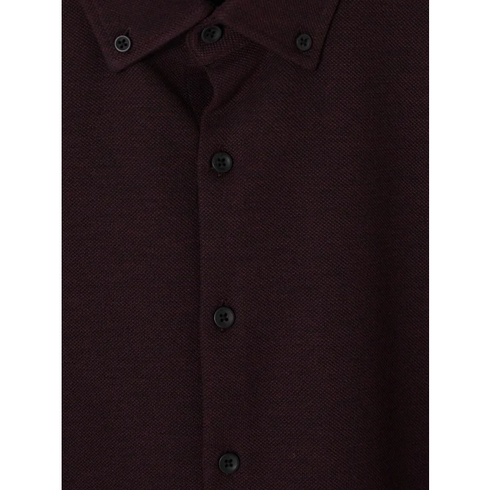 SOUTHBLUE Bordo Slim Fit Erkek Gömlek