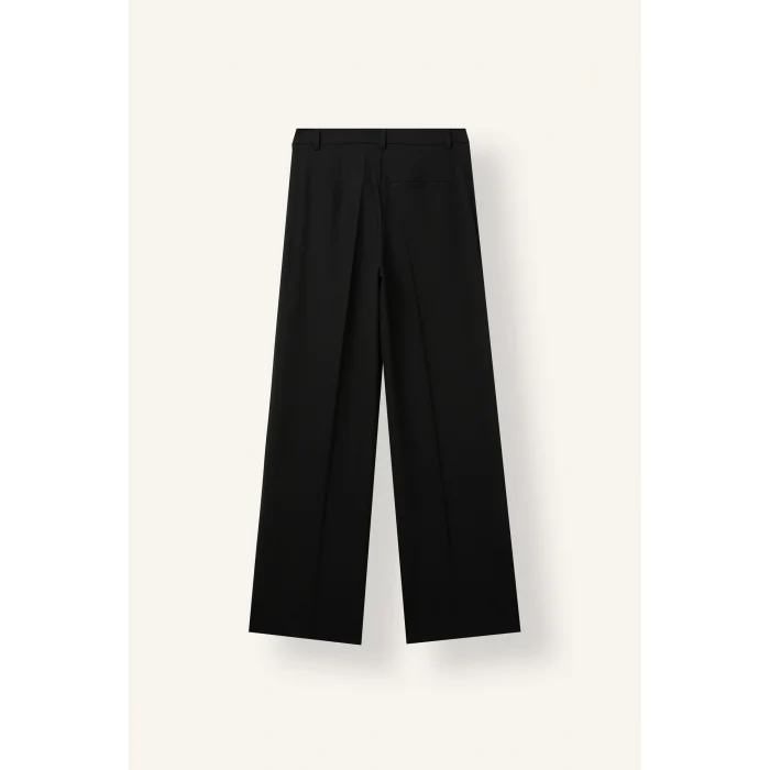 Defacto F6214AXBK27 Siyah Straight Fit Normal Bel Pantolon
