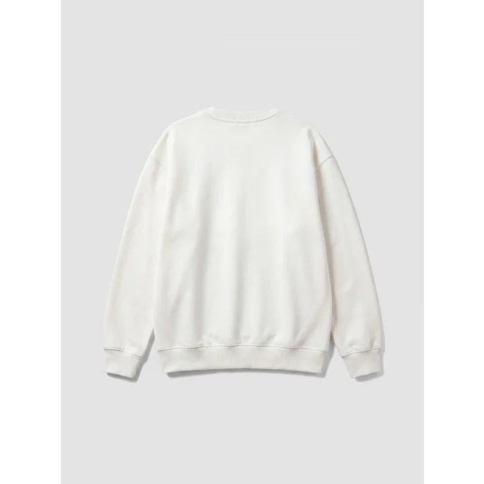LCW Kids Ekru New York Baskılı Kız Çocuk Kalın Sweatshirt