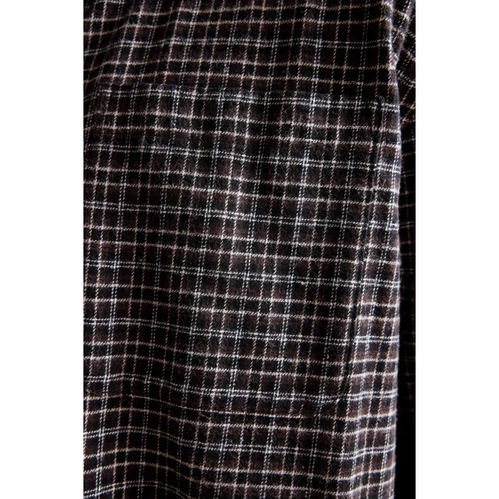 Defacto I0169AXBK81 Siyah %100 Pamuk Regular Fit Polo Yaka Cepli Kareli Flanel Uzun Kollu Gömlek