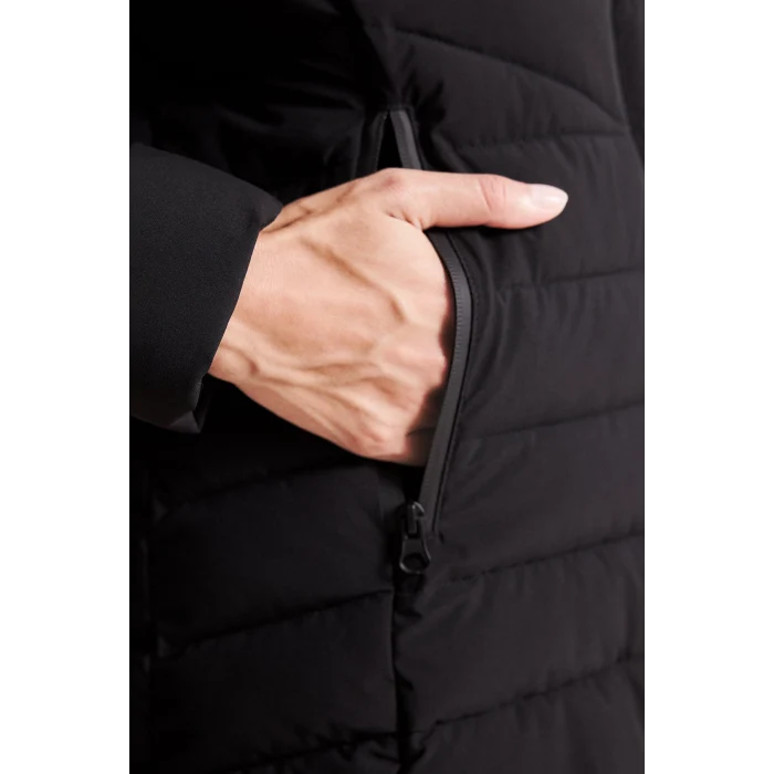 Defacto E9253AXBK81 Siyah Rüzgar Geçirmez Su İtici Regular Fit Kapüşonlu Fermuarlı Cepli Şişme Mont
