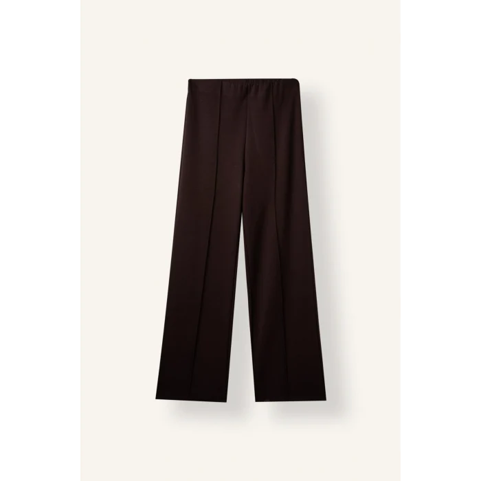 Defacto F5118AXBN91 Kahve Regular Fıt Beli Lastikli Pantolon