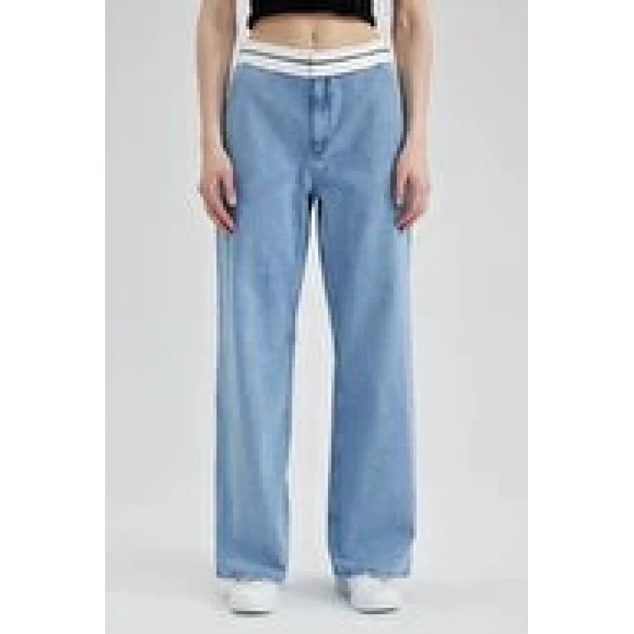 A0486 Geniş Paça Jean Pantolon