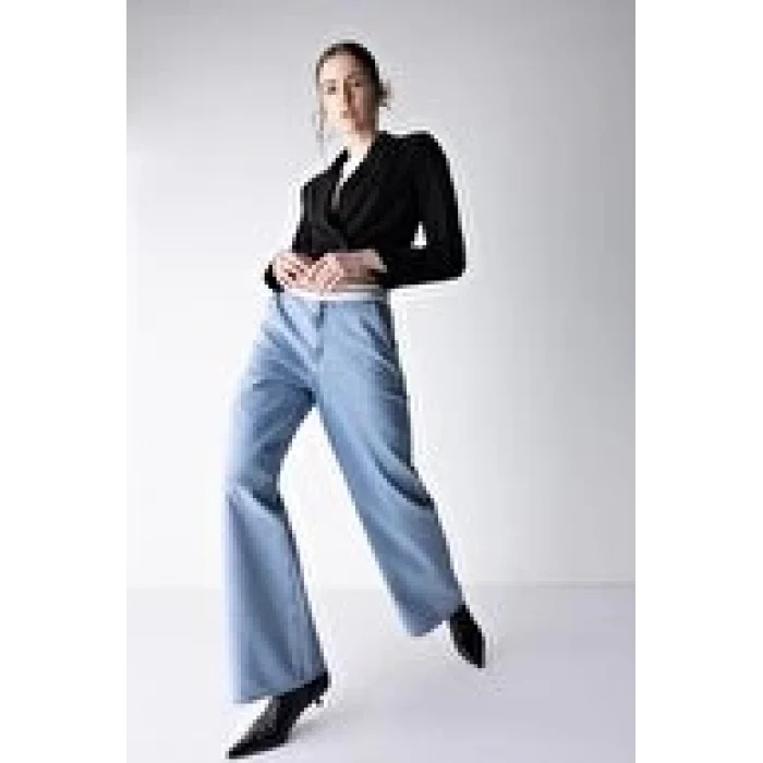 A0486 Geniş Paça Jean Pantolon