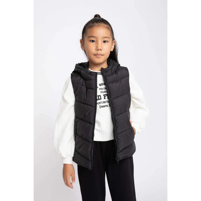 A0818 Kapüşonlu Yelek