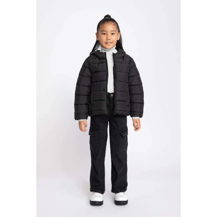 A0838 Su İtici Kapüşonlu Şişme Mont