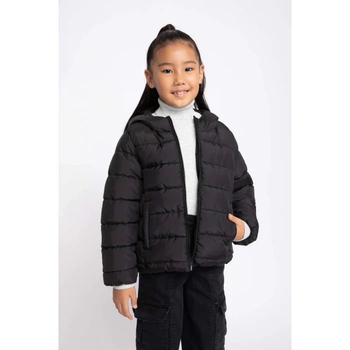 A0838 Su İtici Kapüşonlu Şişme Mont