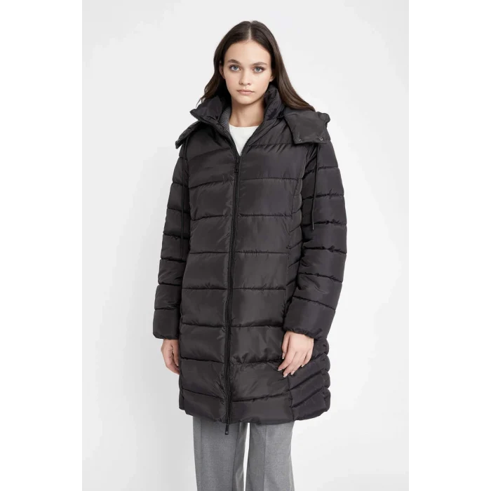 A1315 Su Geçirmez Kapüşonlu Puffer Şişme Parka