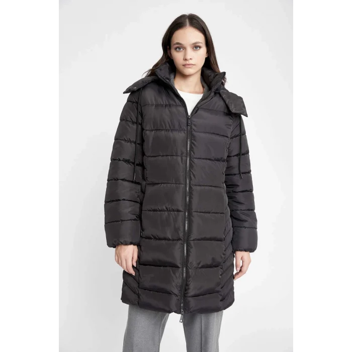 A1315 Su Geçirmez Kapüşonlu Puffer Şişme Parka