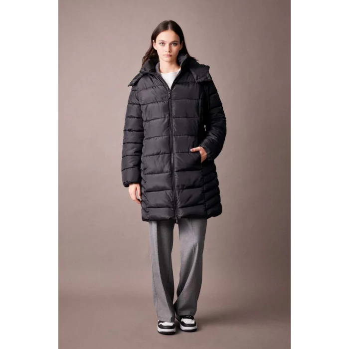 A1315 Su Geçirmez Kapüşonlu Puffer Şişme Parka