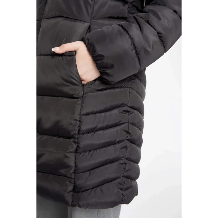 A1315 Su Geçirmez Kapüşonlu Puffer Şişme Parka