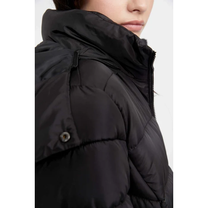 A1315 Su Geçirmez Kapüşonlu Puffer Şişme Parka