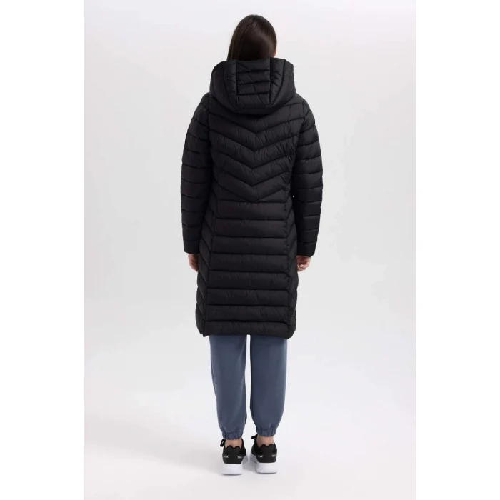 A1556 DeFactoFit Slim Fit Kapüşonlu Parka