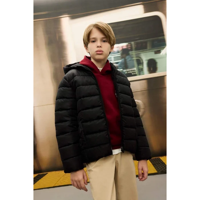 A1875 Su İtici Kapüşonlu Şişme Mont