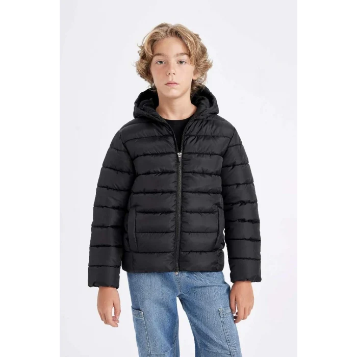 A1875 Su İtici Kapüşonlu Şişme Mont