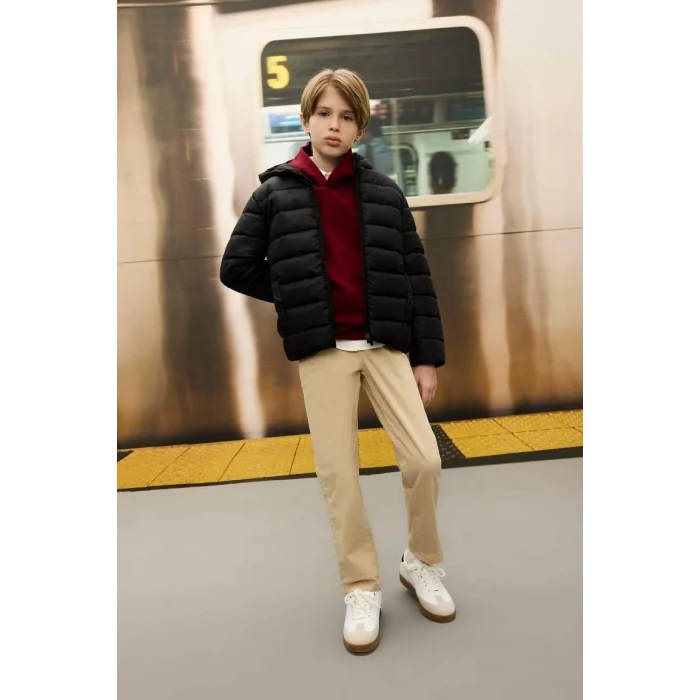 A1875 Su İtici Kapüşonlu Şişme Mont