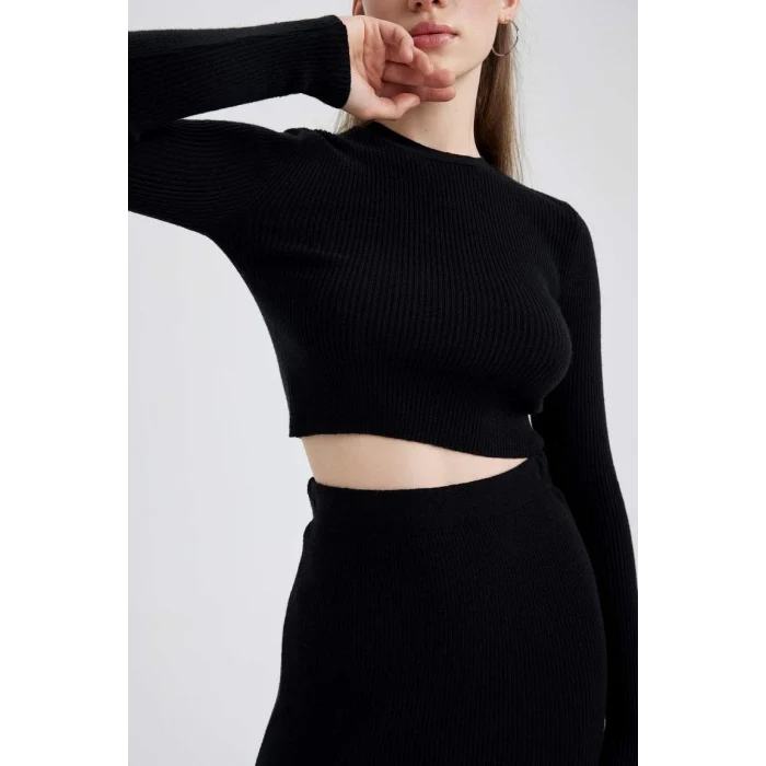 A2057 Coool Slim Fit Bisiklet Yaka Triko Kazak