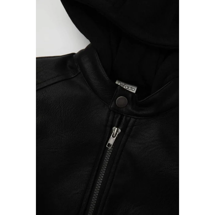 A2220 Pelüş Astar Kapüşonlu Mont