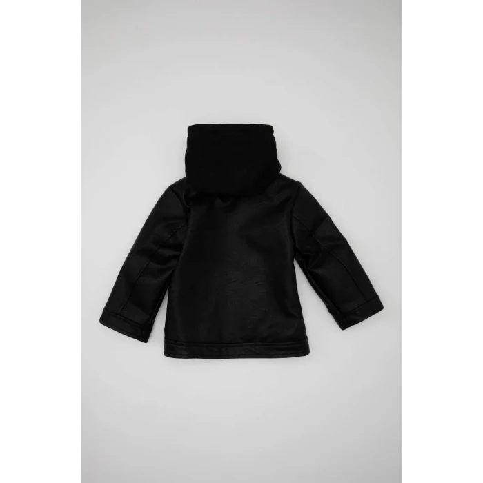 A2220 Pelüş Astar Kapüşonlu Mont