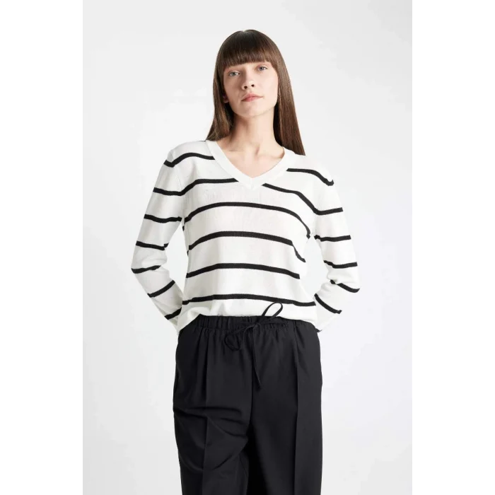 A2359 Relax Fit V Yaka Kazak