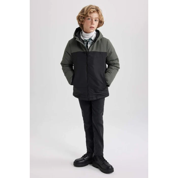 A2521 Kapüşonlu Mont