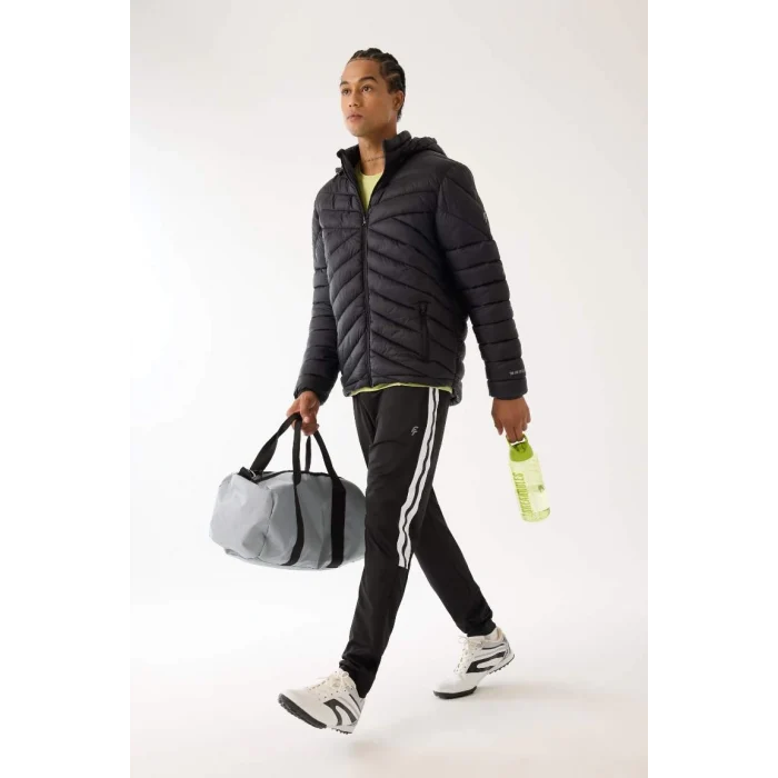 A3034 DeFactoFit Su İtici Slim Fit Kapüşonlu Mont